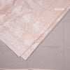 Kota Light Peach Floral Thread Work Saree