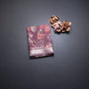 Kota Wine Floral Printed Saree And Zari Border