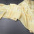 Pure Tussar Lemon Yellow Printed Saree With Checks Border