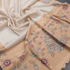 Raw Silk Onion Pink Printed Saree
