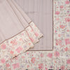 Raw Silk Multi Colour Stripes Saree With Printed Border