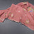 Linen Peach Floral Thread Work Borderless Saree