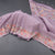 Raw Silk Lilac Purple Zari Stripes Saree And Thread Border