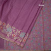 Kota Thulian Pink Floral Printed Saree