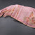 Semi Linen Light Pink Leaf Printed Saree
