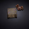 Semi Raw Silk Olive Green Floral Printed Saree 04