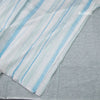 Linen Multi Colour Borderless Saree With Stripes Design