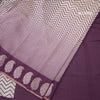 Semi Linen Cream Zig Zag Printed Saree And Zari Thread Border 02