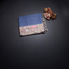 Raw Silk Blue Zari Checked Saree And Thread Border