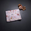 Linen Lavender Floral Thread Work Saree