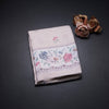 Linen Cream Floral Printed Saree 03