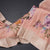 Satin Silk Peach Floral Printed Saree 02