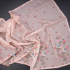 Kota Peach Thread Work Saree In Tree Design