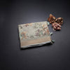 Linen Pista Green Saree With Floral Painted Sequence Work