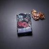 Semi Linen Navy Blue Floral Printed Saree