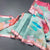 Semi Raw Silk Light Blue Floral Printed Saree And Ribbon Border