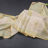 Linen Multi Colour Floral Paint Work Saree