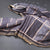 Raw Silk Elephant Grey Box Design Saree