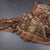 Semi Linen Cinnamon Brown Printed Saree