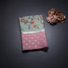 Kota Pista Green Floral Paint Work Saree