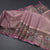 Kota Onion Pink Saree With Zari Buttas And Printed Border