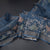 Linen Blue Saree With Painted Zari Thread Work