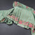 Raw Silk Pista Green Zari Stripes Saree And Floral Thread Border