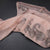 Linen Peach Borderless Thread Work Saree With Paisley Design