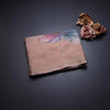 Linen Light Peach Floral Paint With Thread Work Saree