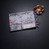 Raw Silk Light Grey Floral Printed Saree And Zari Border