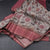 Raw Silk Light Grey Floral Printed Saree And Zari Border 02