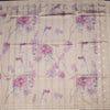 Raw Silk Cream Floral Printed Saree And Thread Cut WorkBorder