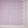 Kota Light Pink Floral Thread Work Saree 02