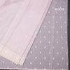 Kota Light Pink Floral Thread Work Saree 02