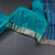 Raw Silk Peacock Green Saree With Malli Moggu Design And Zari Border