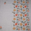 Cotton Cream Painted With Thread Work Saree