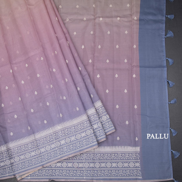 Kota Multi Colour Floral Thread Work Saree