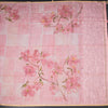 Semi Linen Rose Pink Floral Printed Saree