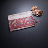 Semi Raw Silk Cream Floral Printed Saree 08
