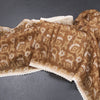 Semi Linen Golden Brown Printed Saree And Thread Pallu