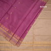 Vaazhai Naar Rose Pink Saree With Thread Buttas And Contrast Pallu 02
