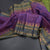 Vaazhai Naar Shot Colour Saree With Thread Buttas And Contrast Pallu 06