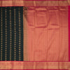 Art Silk Bottle Green Zari Worked Saree