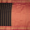 Art Silk Dark Brown Zari Worked Saree