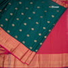 Art Silk Peacock Green Zari Worked Saree 03