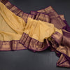 Art Silk Sandal Zari Worked Saree 03