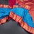 Art Silk Blue Zari Checked Saree