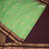 Art Silk Light Green Zari Worked Saree