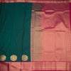 Art Silk Peacock Green Zari Worked Saree 05