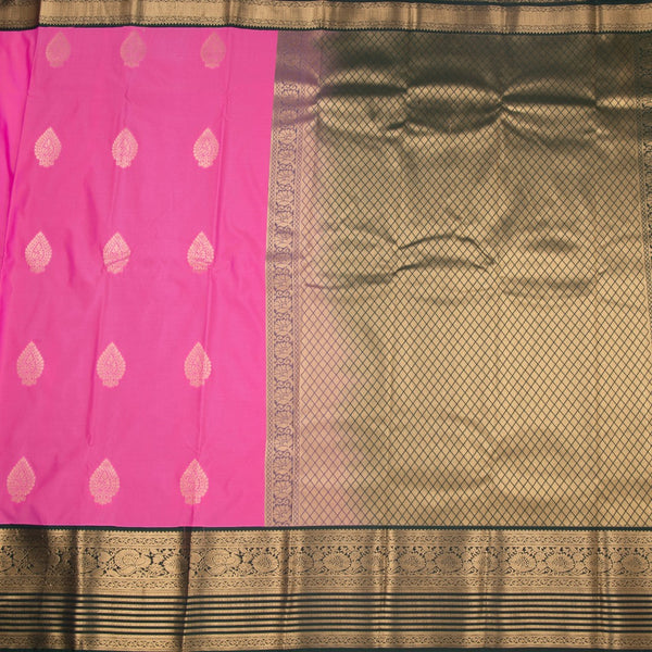 Art Silk Mango Yellow Zari Worked Saree 08